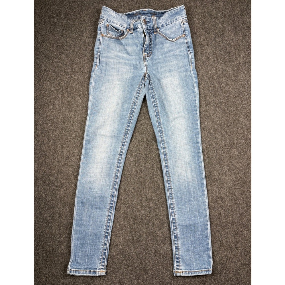 Seven7 Womens Skinny Jeans Light Wash Stretch Denim Size 4 RN 109890